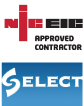 NICEIC Approved Contractor and SELECT